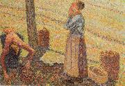 Camille Pissarro Detail of Pick  Apples painting